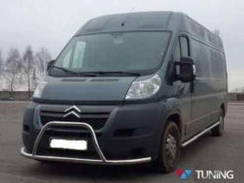 Кенгурятник Fiat Ducato (06-/14-) - с усами 3