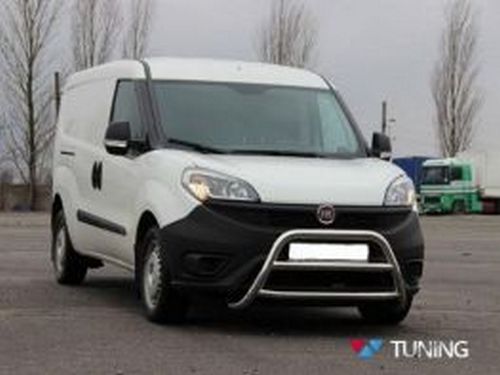 Кенгурятник Fiat Doblo II (10-22) - с двумя перемычками 2