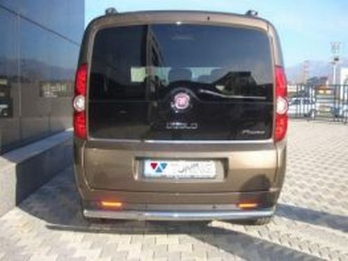 Защита задняя FIAT Doblo II (2010-) труба прямая 2