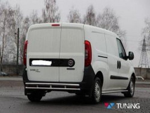 Защита задняя Fiat Doblo II (10-22) - труба двойная 3