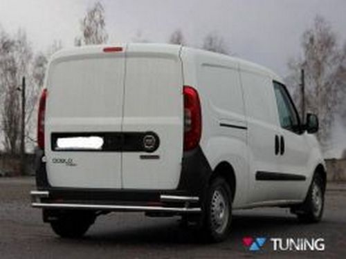 Задняя труба Fiat Doblo II (10-22) - с углами 3