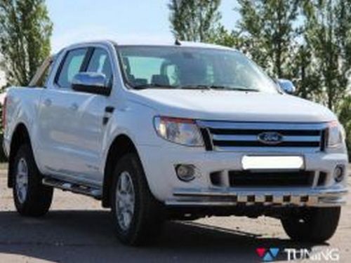 Защита передняя FORD Ranger III (2011-) - труба двойная 3