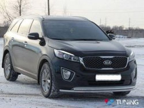 Защита передняя Kia Sorento III (UM; 16-20) - труба двойная 3