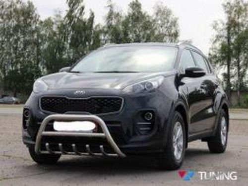 Кенгурятник KIA Sportage IV (16-21) - с грилем 4