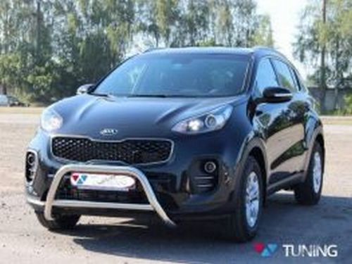 Кенгурятник Kia Sportage IV (QL; 16-21) - с перемычкой 3