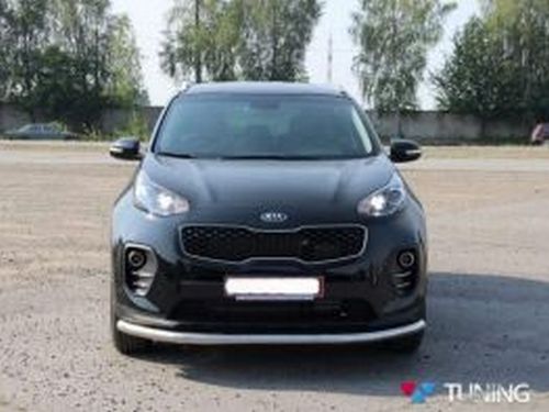 Защита передняя Kia Sportage IV (QL; 16-21) - труба одинарная 2