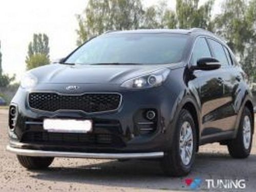 Защита передняя Kia Sportage IV (QL; 16-21) - труба одинарная 3