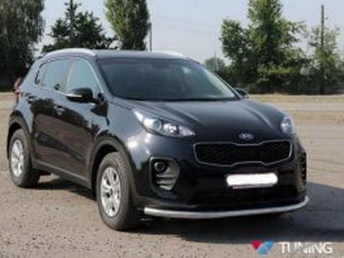 Защита передняя Kia Sportage IV (QL; 16-21) - труба одинарная 4