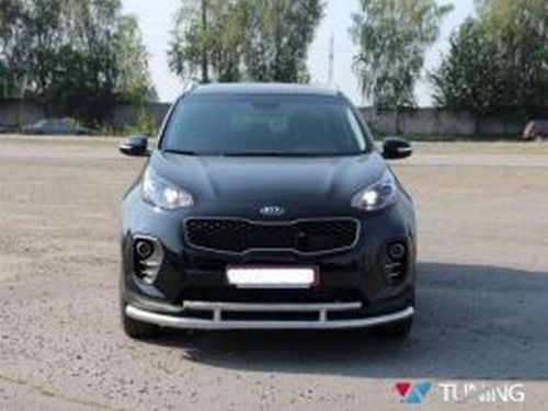 Защита передняя Kia Sportage IV (QL; 16-21) - труба двойная 2