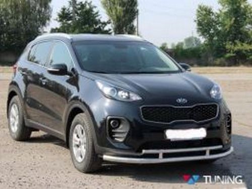 Защита передняя Kia Sportage IV (QL; 16-21) - труба двойная 4