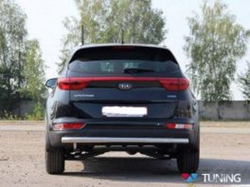 Защита задняя Kia Sportage IV (QL; 16-21) - труба прямая 3