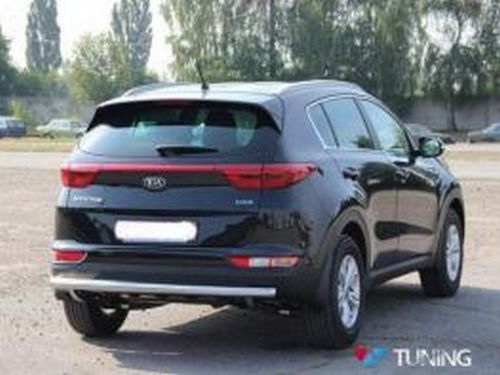 Защита задняя Kia Sportage IV (QL; 16-21) - труба прямая 4