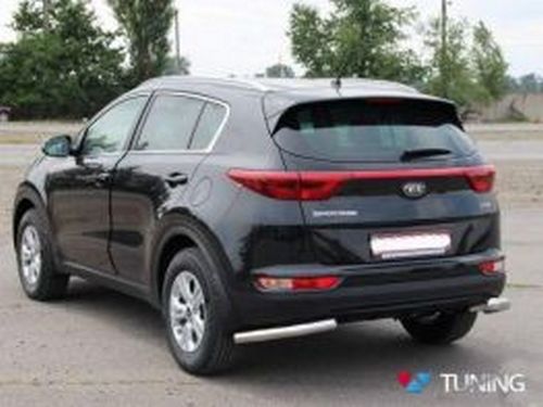 Защита задняя Kia Sportage IV (QL; 16-21) - трубки одинарные на углы 3