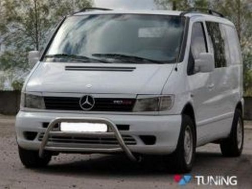 Кенгурятник Mercedes Vito W638 (96-03) - с двумя перемычками 4