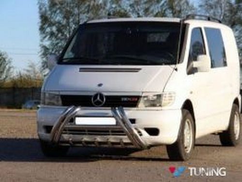 Кенгурятник MERCEDES Vito W638 загибом к решётке 3