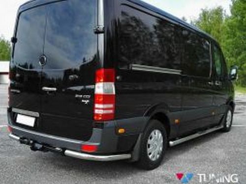 Защита задняя Mercedes Sprinter W907 (19-) - углы 3