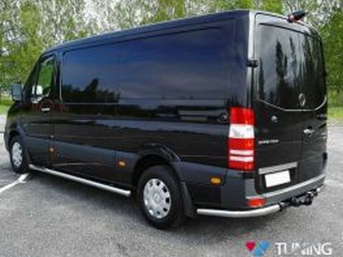 Защита задняя Mercedes Sprinter W907 (19-) - углы 4