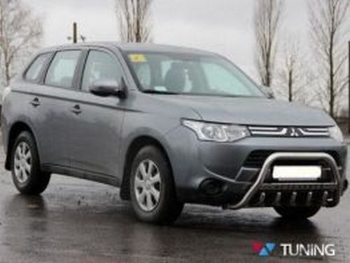 Кенгурятник Mitsubishi Outlander III (13-21) - с надписью 3