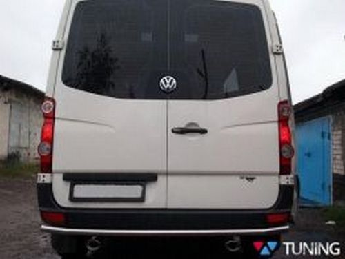 Защита заднего бампера VW Crafter I (06-16) - труба прямая 2