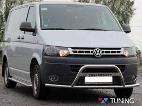 Кенгурятник VW T5+ (10-15) - с усами 2