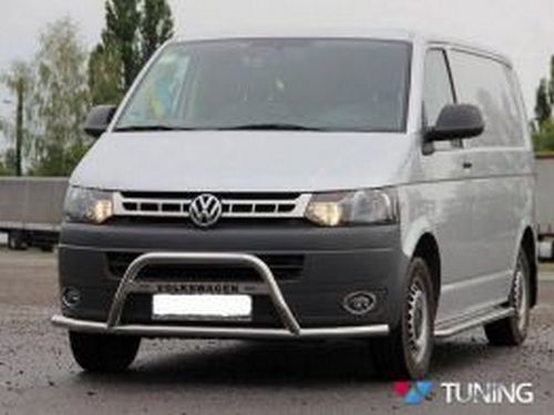 Кенгурятник VW T5+ (10-15) - с усами 4