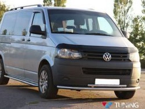 Защита передняя VW T5 / T5+ (03-15) труба двойная 4