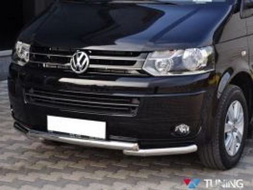 Защита переднего бампера VW T5+ (10-15) - Greyder 3