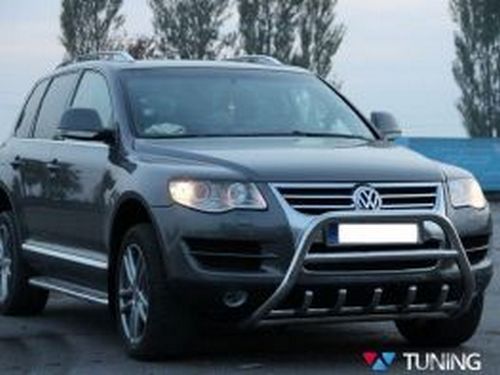 Кенгурятник VW Touareg I (7L; 02-10) - с грилем 3