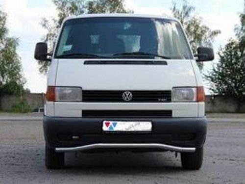 Защита передняя VW T4 (90-03) - труба волной одинарная 2