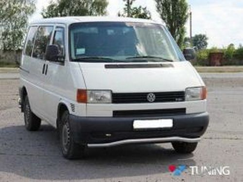 Защита передняя VW T4 (90-03) - труба волной одинарная 3