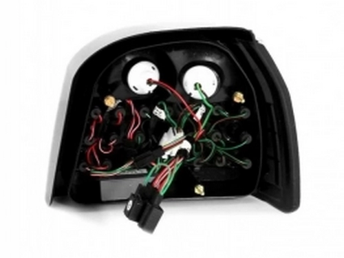 Фонари задние хром VW Golf III (91-97) - LED 3