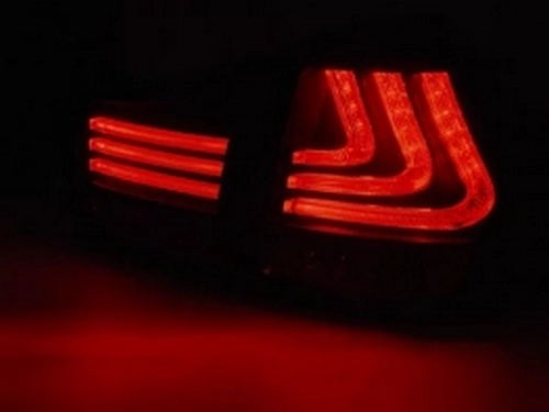 Фонари задние Lexus RX II (XU30; 03-09) - LED BAR чёрно-дымчатые 2