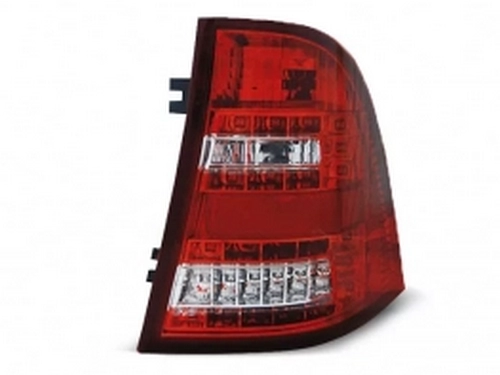 Фонари задние Mercedes ML W163 (97-05) - LED красно-белые 2