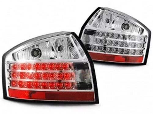 Ліхтарі задні Audi A4 B6 (00-04) Sedan - LED хром (v.1) 1