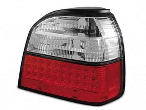 LED фонари задние VW Golf III (91-97) - красно-белые 2