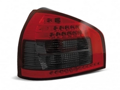 Фонари задние Audi A3 8L (96-00) 3D / 5D Hatchback - LED красно-дымчатые (Eagle Eyes) 2