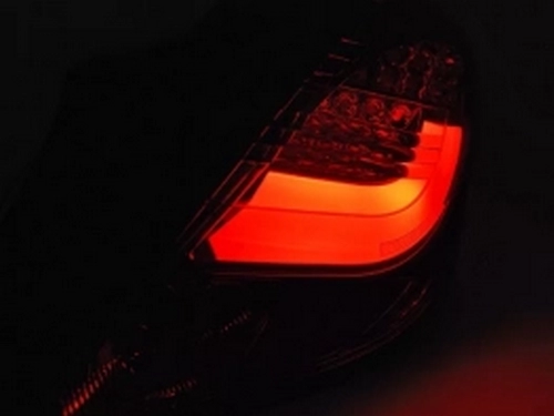 Фонари задние Opel Corsa D (06-14) 3D - LED BAR дымчатые 2