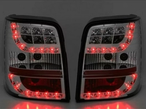 Ліхтарі задні VW Passat B5 (3BG; 01-05) Універсал - LED хром (Sonar) 2