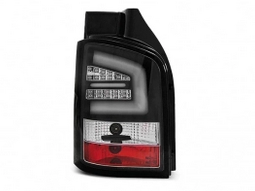 Ліхтарі задні чорні VW T5 (03-09) ляда - LED BAR (Sonar) 2