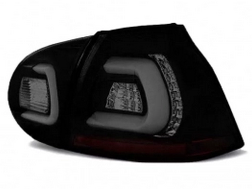 Ліхтарі задні VW Golf V/5 (03-08) HB - Led Bar чорно-димчасті (Sonar) 2