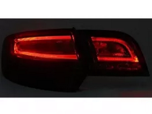 Фонари задние Audi A3 8PA (04-08) 5D Spotback LED красно-дымчатые 3