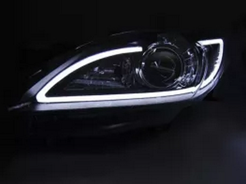 Фары Mazda 3 II (BL; 09-13) - Tube light чёрные 2