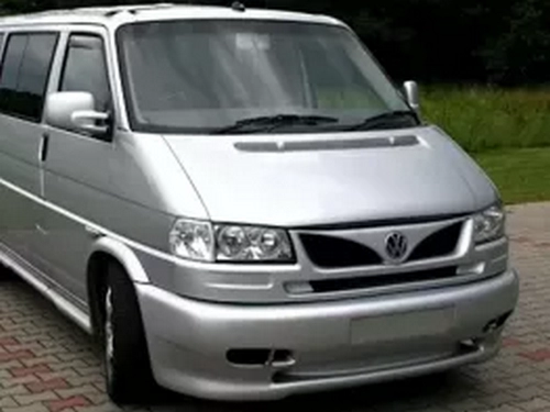 Фари VW T4 Transporter / Caravelle / Multivan (96-03) - ангельські очі хром 4