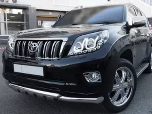 Фари Toyota LC 150 Prado IV (09-13) - світлодіодні чорні 4