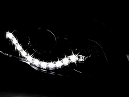 Фары передние Audi A3 8P / 8PA (03-08) - LED H9 (чёрные) 2