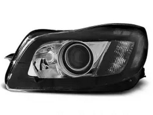 Фары передние Opel Insignia A (08-13) - Led DRL чёрные 2