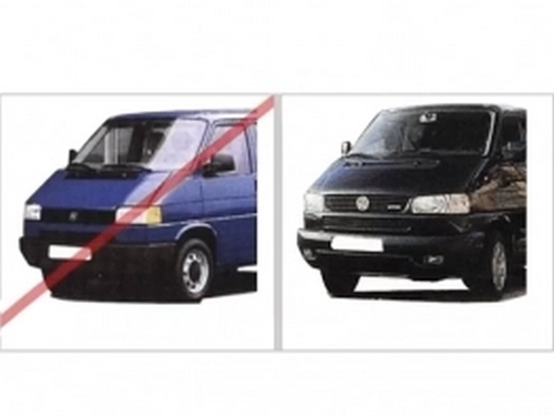 Фари VW T4 Caravelle / Multivan (96-03) - Daylight хром 4