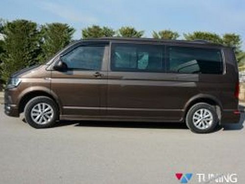 Накладки на пороги VW T6 (2015-) - MELISET 3