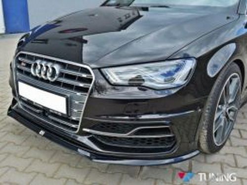 Спліттер передній Audi S3 / A3 S-Line 8V (12-16) Sportback 4