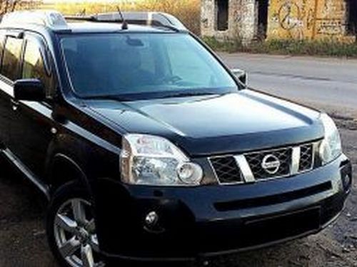 Дефлектор капота Nissan X-Trail II (T31; 07-13) - Hic (акрил) 3